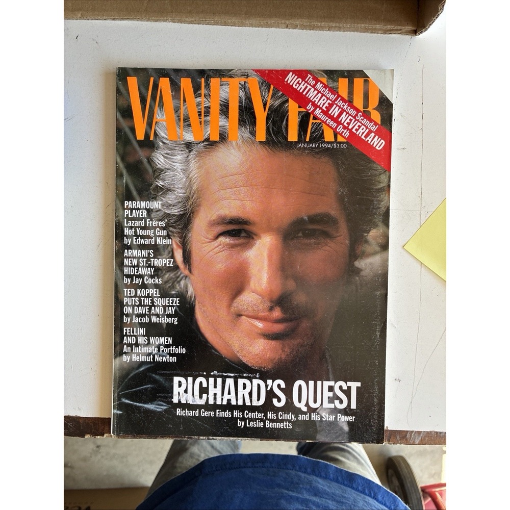1994 January Vanity Fair Magazine, Paramount Player,  (CP338) (H13)